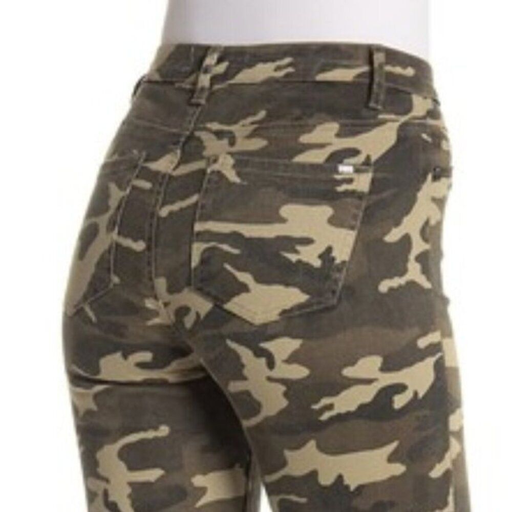 Tractr‎ Blu Women's Camo Skinny Jeans High-Rise Stretch Cotton
